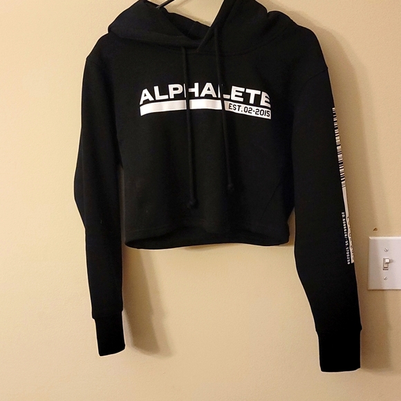 Alphalete Tops - Alphalete Crop Hoodie